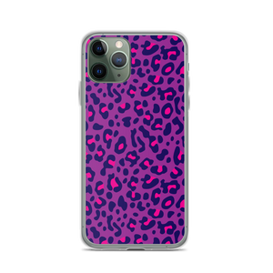 iPhone 11 Pro Purple Leopard Print iPhone Case by Design Express