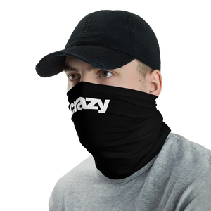 Crazy Helvetica Black Neck Gaiter Masks by Design Express