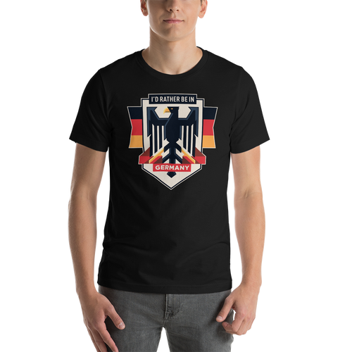 Black / XS Eagle Germany Unisex T-Shirt by Design Express
