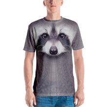 XS Racoon "All Over Animal" Men's T-shirt All Over T-Shirts by Design Express