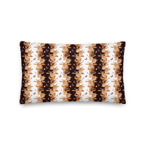 Gold Baroque Rectangle Premium Pillow by Design Express