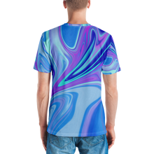 Purple Blue Watercolor Men's T-shirt by Design Express