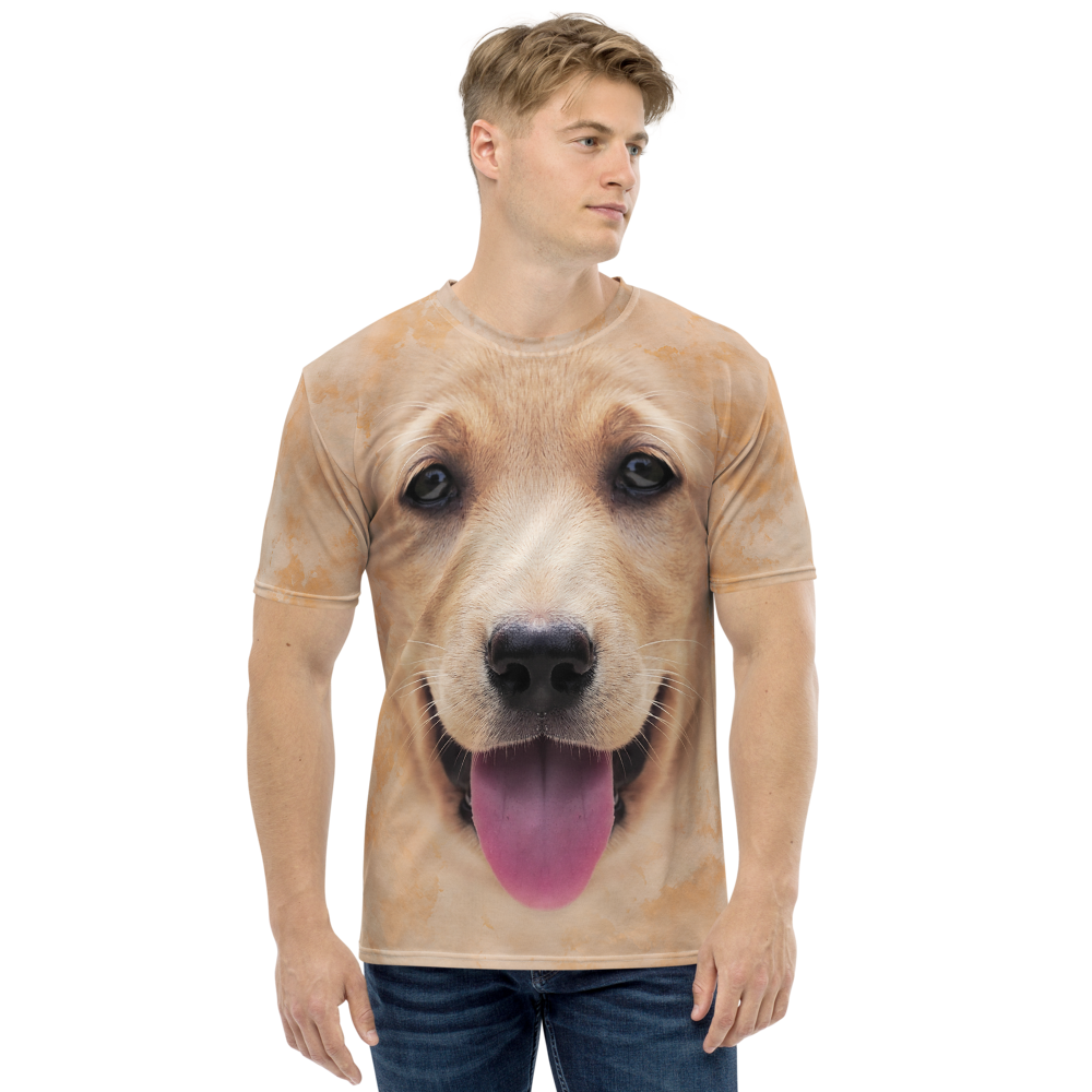 XS Yellow Labrador Dog Men's T-shirt by Design Express