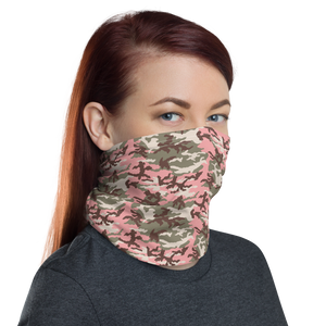 Subdued Pink Camo Neck Gaiter Masks by Design Express