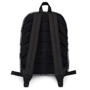 Grey Black Camoline Backpack by Design Express