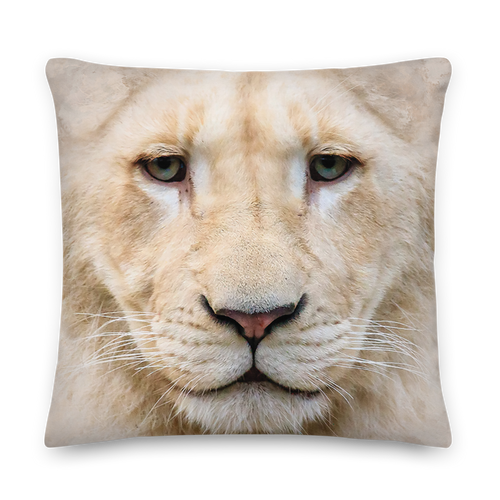 22×22 White Lion Premium Pillow by Design Express