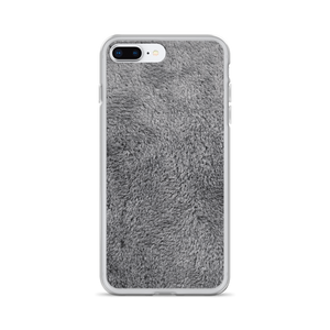 iPhone 7 Plus/8 Plus Soft Grey Fur Print iPhone Case by Design Express