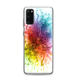 Samsung Galaxy S20 Rainbow Paint Splash Samsung Case by Design Express