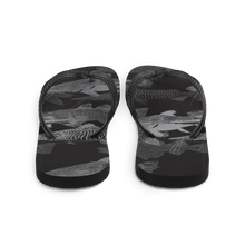 Grey Black Catfish Flip-Flops by Design Express