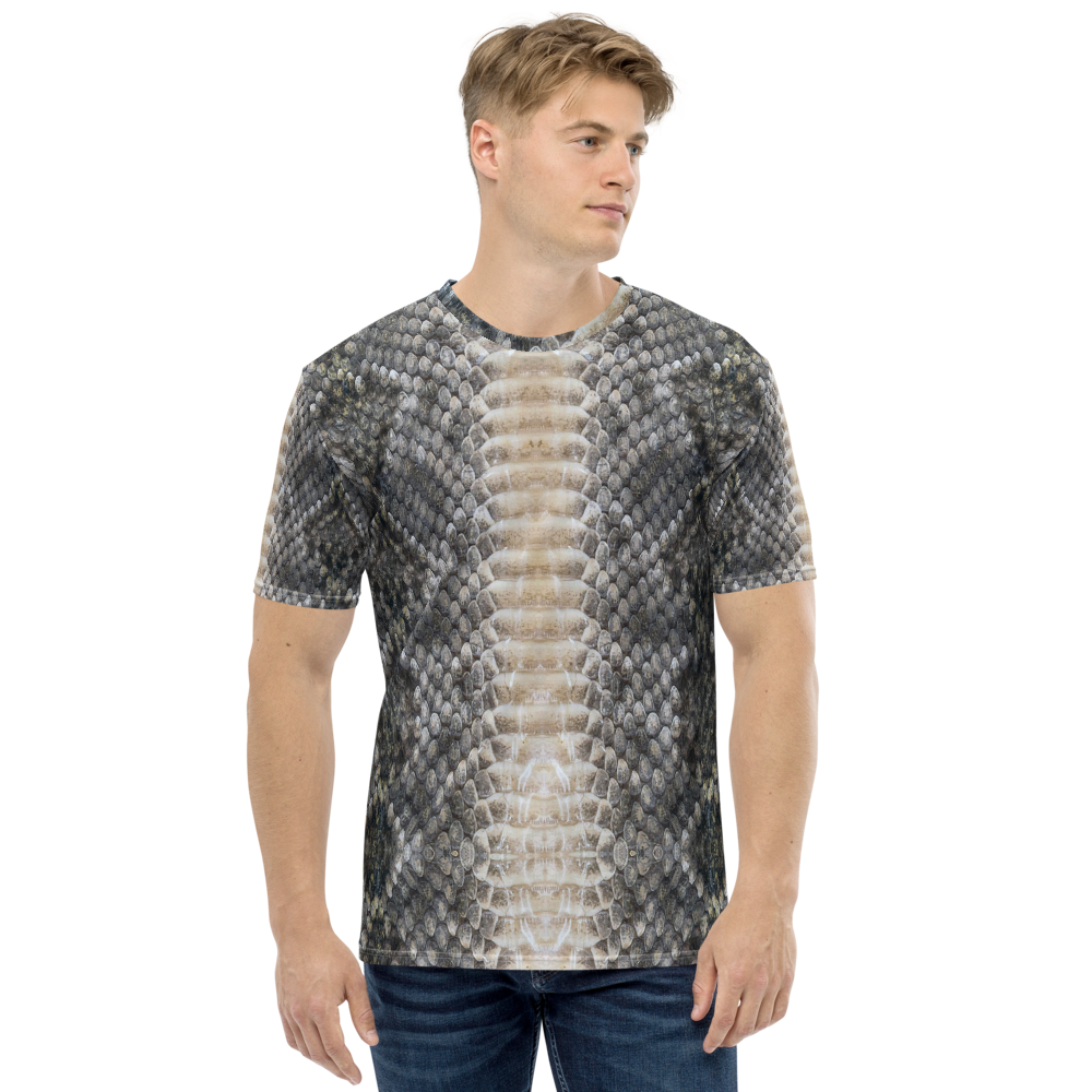 XS Snake Skin Print Men's T-shirt by Design Express