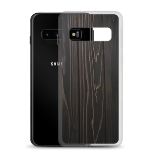 Black Wood Samsung Case by Design Express