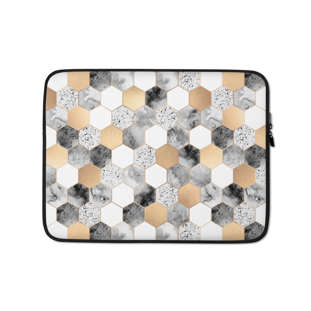 13 in Hexagonal Pattern Laptop Sleeve by Design Express