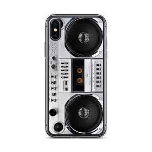 iPhone X/XS Boom Box 80s iPhone Case by Design Express