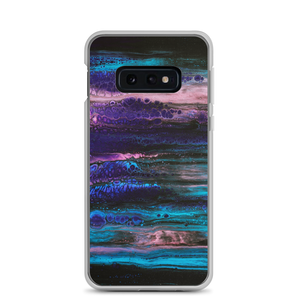 Samsung Galaxy S10e Purple Blue Abstract Samsung Case by Design Express
