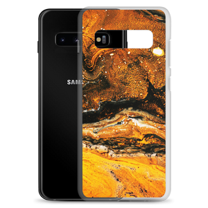 Yellow Orange Abstract Samsung Case by Design Express