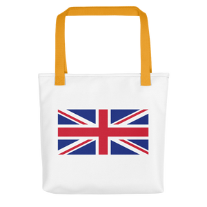 Yellow United Kingdom Flag "Solo" Tote bag Totes by Design Express