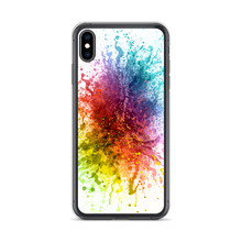 iPhone XS Max Rainbow Paint Splash iPhone Case by Design Express