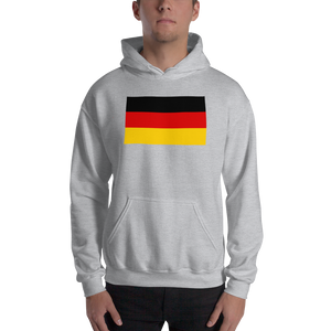 Sport Grey / S Germany Flag Hooded Sweatshirt by Design Express