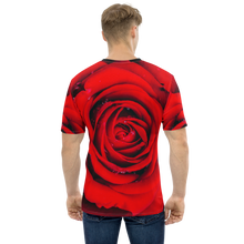 Fresh Red Rose Men's T-shirt by Design Express