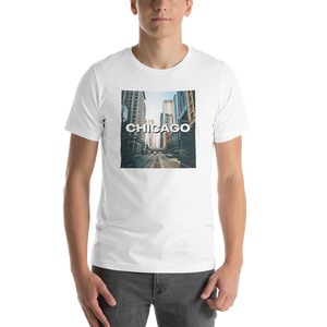 White / XS Chicago Unisex T-Shirt by Design Express