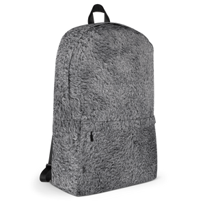 Soft Grey Fur Backpack by Design Express