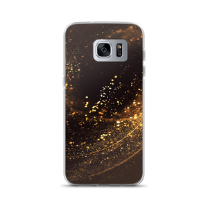 Samsung Galaxy S7 Edge Gold Swirl Samsung Case by Design Express