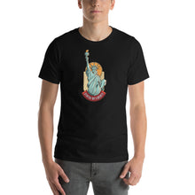 Black / XS Statue Of Liberty Short-Sleeve Unisex T-Shirt by Design Express