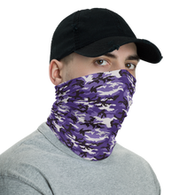 Purple Camo Neck Gaiter Masks by Design Express