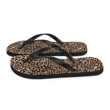Golden Leopard Flip-Flops by Design Express