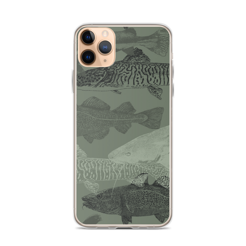 iPhone 11 Pro Max Army Green Catfish iPhone Case by Design Express