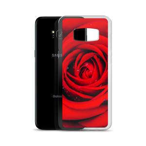 Fresh Red Rose Samsung Case by Design Express