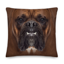 22×22 Boxer Dog Premium Pillow by Design Express