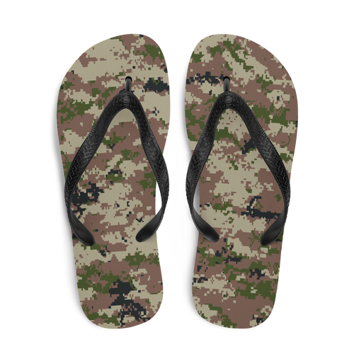 Desert Digital Camouflage Flip-Flops by Design Express