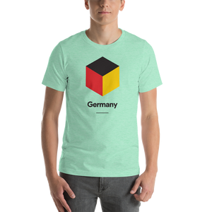 Heather Mint / S Germany "Cubist" Unisex T-Shirt by Design Express