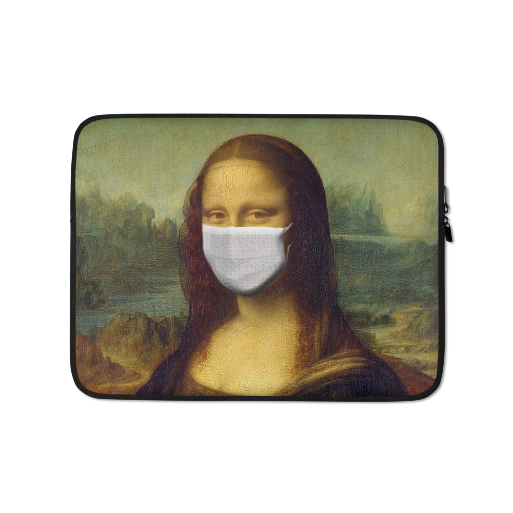 13 in Masker Monalisa Laptop Sleeve by Design Express