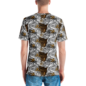 Leopard Head Men's T-shirt by Design Express