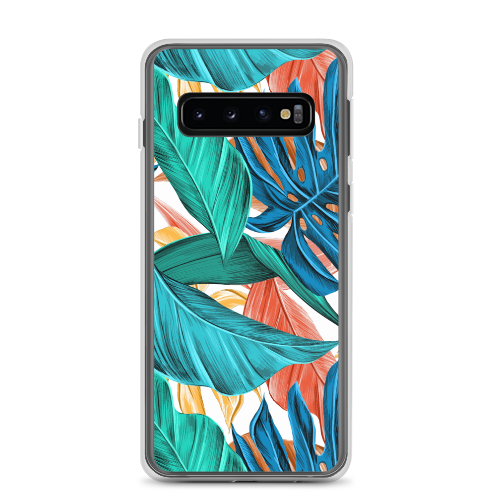 Samsung Galaxy S10 Tropical Leaf Samsung Case by Design Express