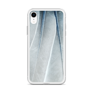 White Feathers Texture iPhone Case by Design Express