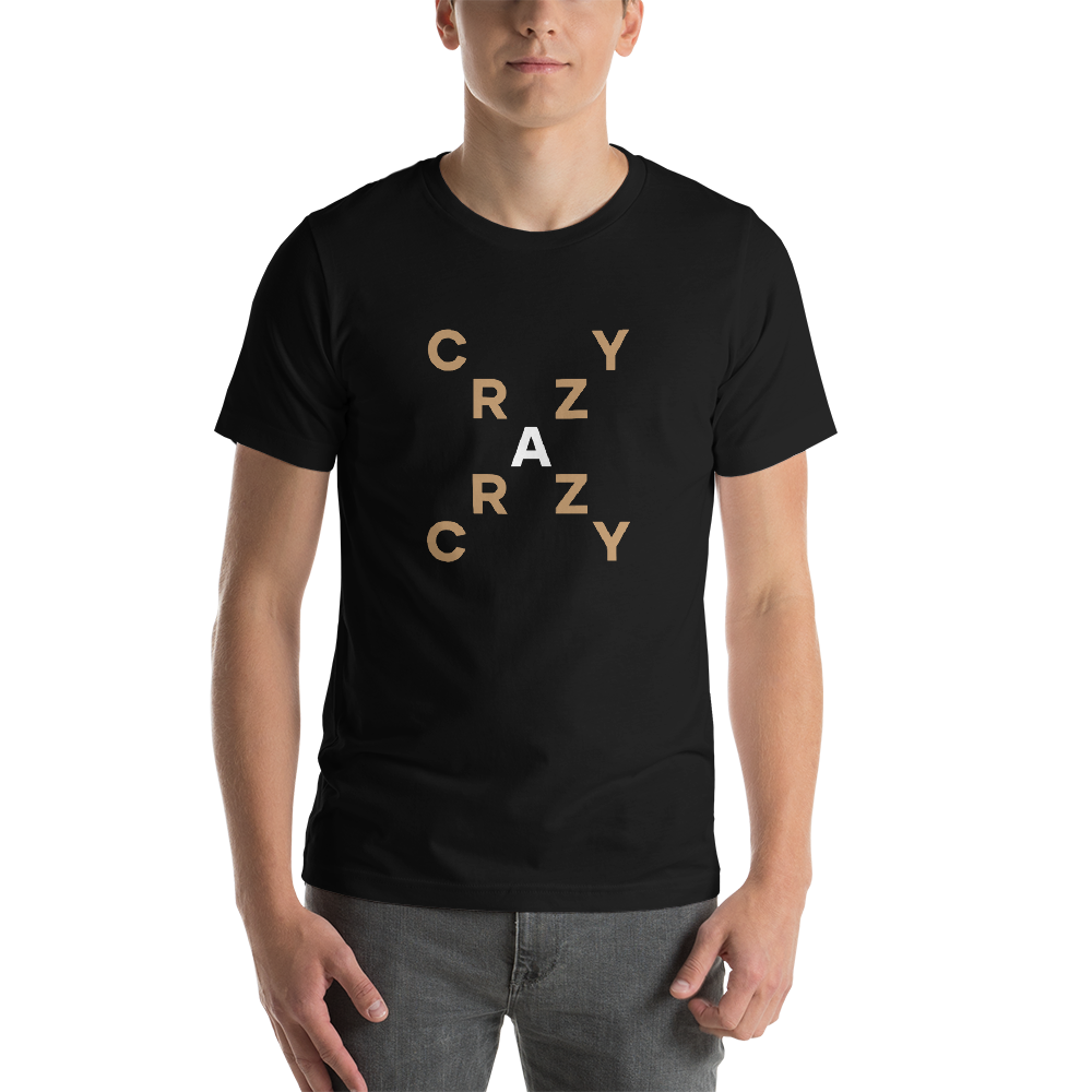 XS Crazy X-Cross Unisex T-Shirt by Design Express