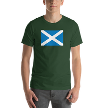 Forest / S Scotland Flag "Solo" Short-Sleeve Unisex T-Shirt by Design Express