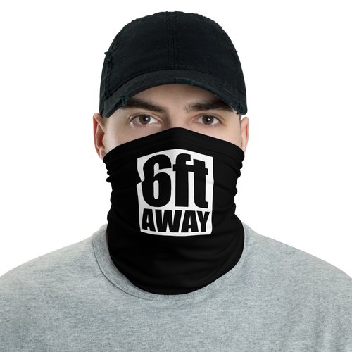 Default Title 6ft Away Block Neck Gaiter Masks by Design Express