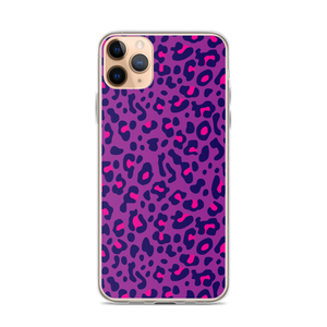 iPhone 11 Pro Max Purple Leopard Print iPhone Case by Design Express