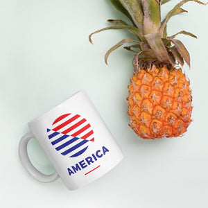 11oz America "The Rising Sun" Mug Mugs by Design Express
