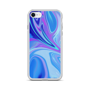 iPhone 7/8 Purple Blue Watercolor iPhone Case by Design Express