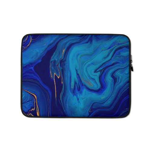 13 in Blue Marble Laptop Sleeve by Design Express