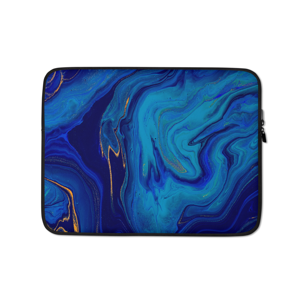 13 in Blue Marble Laptop Sleeve by Design Express