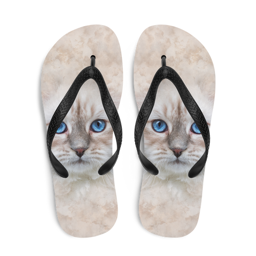 Siberian Kitten Cat Flip-Flops by Design Express