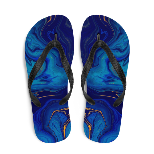 Blue Marble Flip-Flops by Design Express