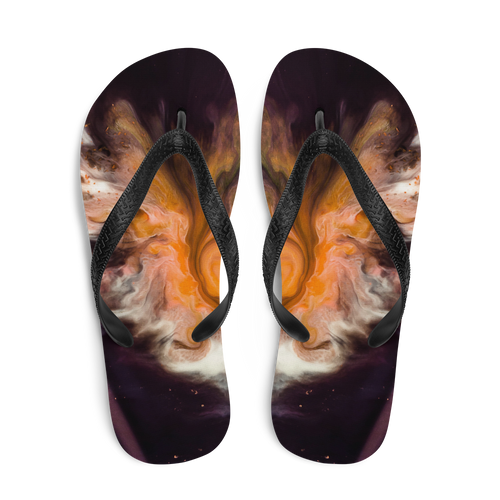 Abstract Painting Flip-Flops by Design Express