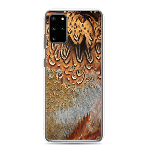 Samsung Galaxy S20 Plus Brown Pheasant Feathers Samsung Case by Design Express